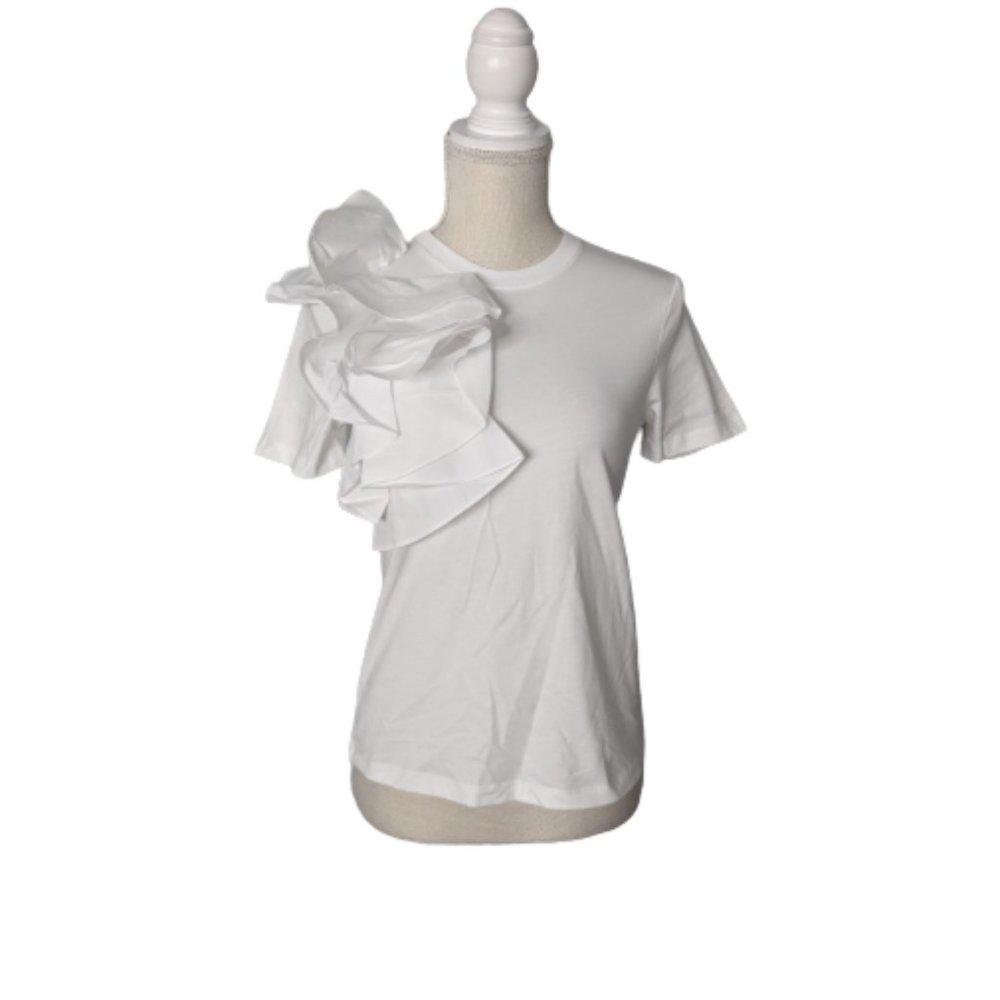 Ted Baker Jessea Relaxed Cotton Tee With Frill (2)